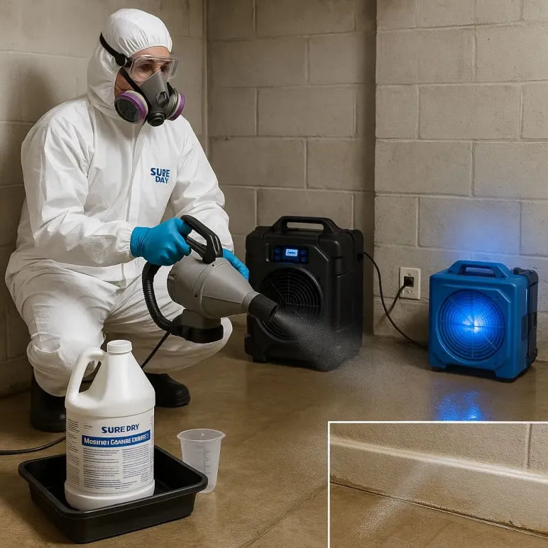 Sanitization and Odor Removal process in Wheeling, IL